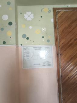 Для ориентировки в здании детского сада имеется система пространственной навигации, которая должна помочь посетителю определиться, куда ему идти
План эвакуации 2 этаж